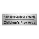 Aire de jeux pour enfants - Children's Play Area