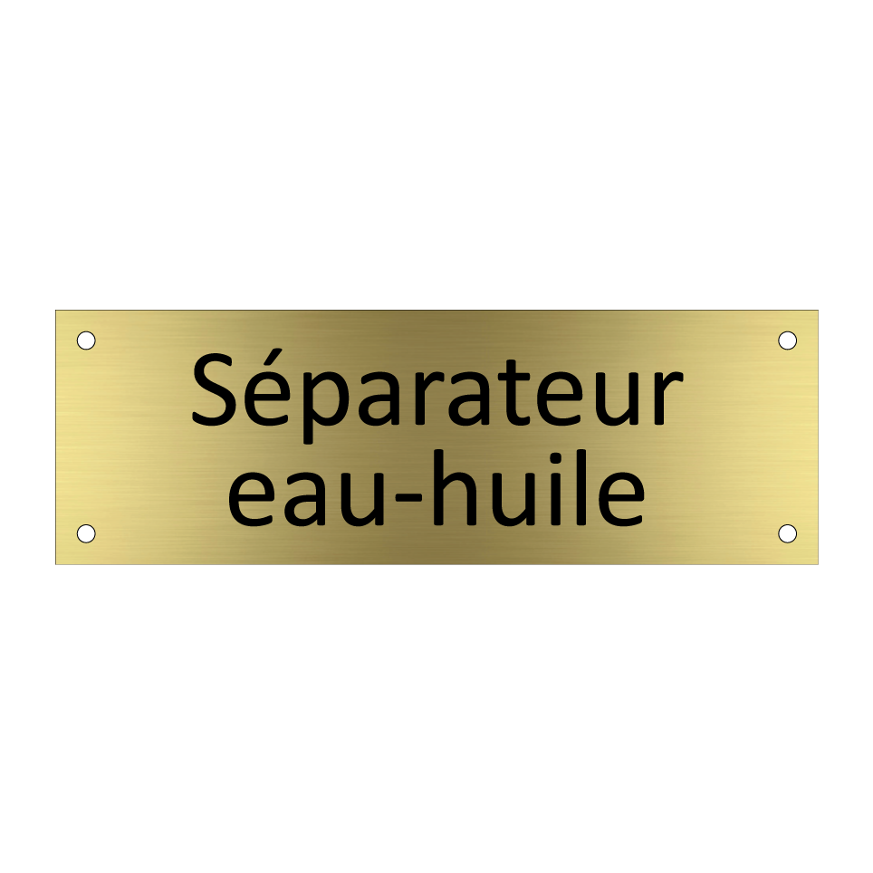 Séparateur eau-huile