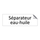 Séparateur eau-huile