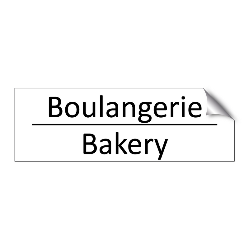 Boulangerie - Bakery