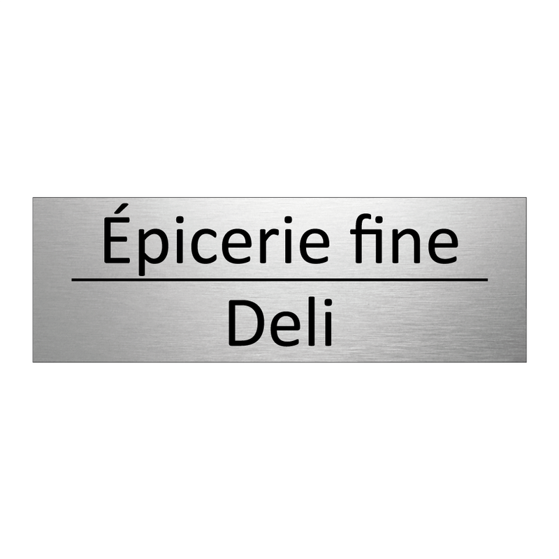 Épicerie fine - Deli