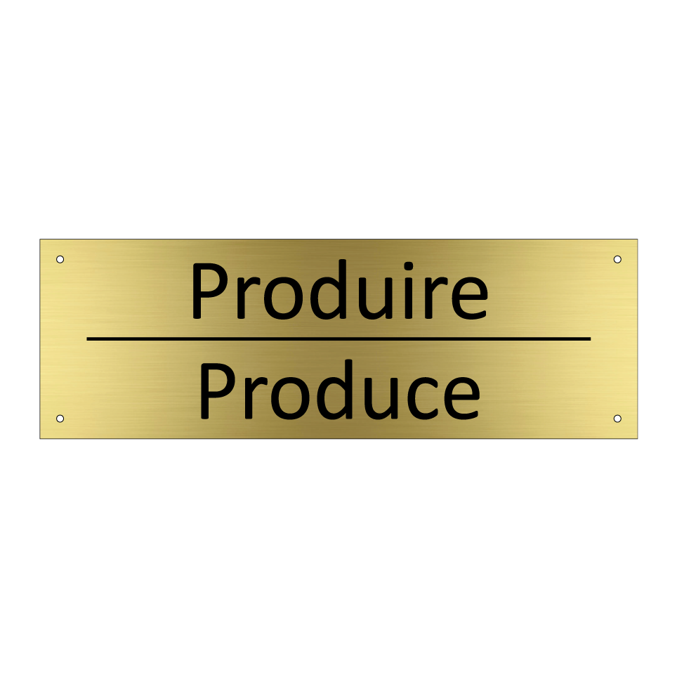 Produire - Produce