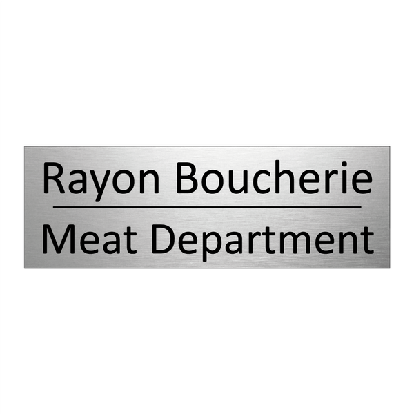 Rayon Boucherie - Meat Department