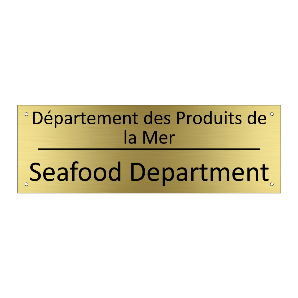 Département des Produits de la  /.../ - Seafood Department