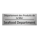 Département des Produits de la  /.../ - Seafood Department