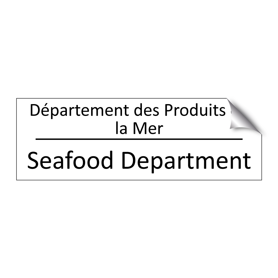 Département des Produits de la  /.../ - Seafood Department