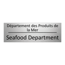 Département des Produits de la  /.../ - Seafood Department