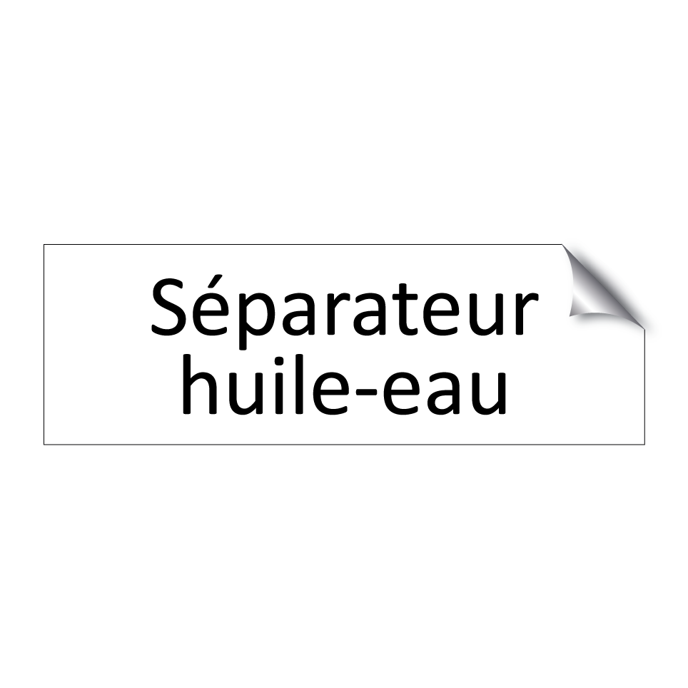 Séparateur huile-eau