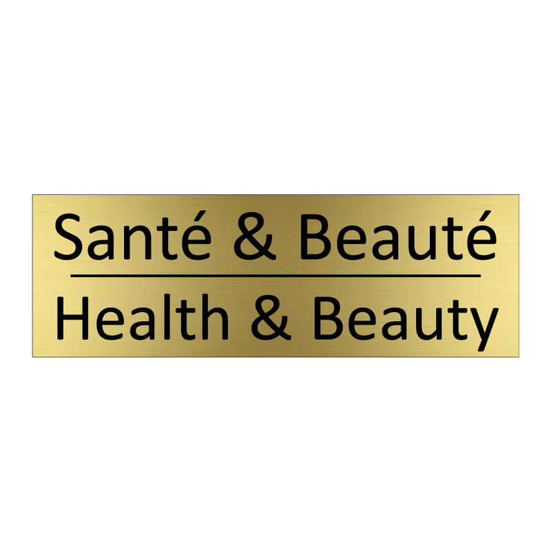 Santé & Beauté - Health & Beauty