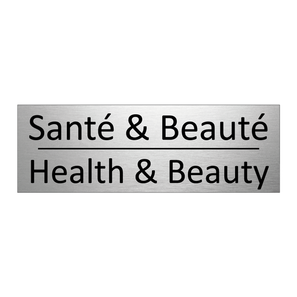 Santé & Beauté - Health & Beauty