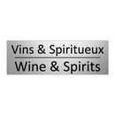Vins & Spiritueux - Wine & Spirits