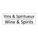 Vins & Spiritueux - Wine & Spirits