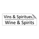 Vins & Spiritueux - Wine & Spirits