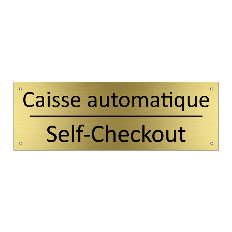 Caisse automatique - Self-Checkout