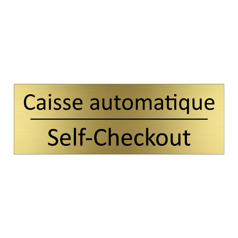 Caisse automatique - Self-Checkout