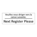 Veuillez vous diriger vers la  /.../ - Next Register Please