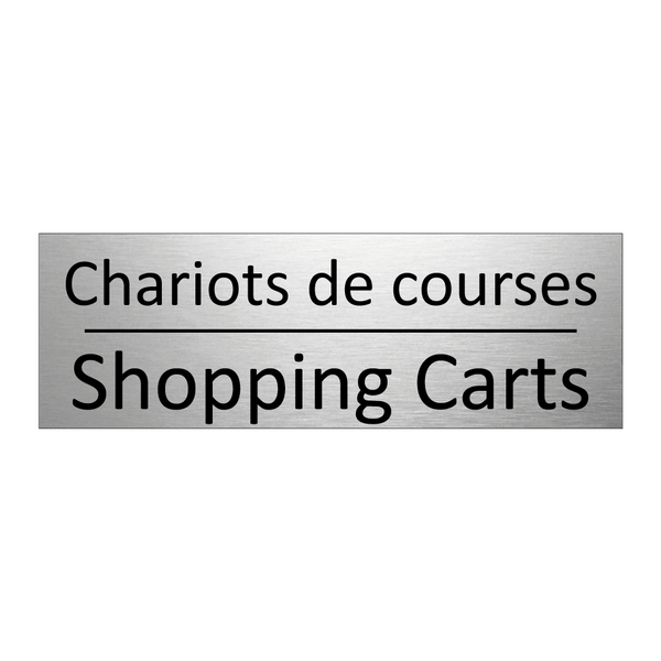 Chariots de courses - Shopping Carts