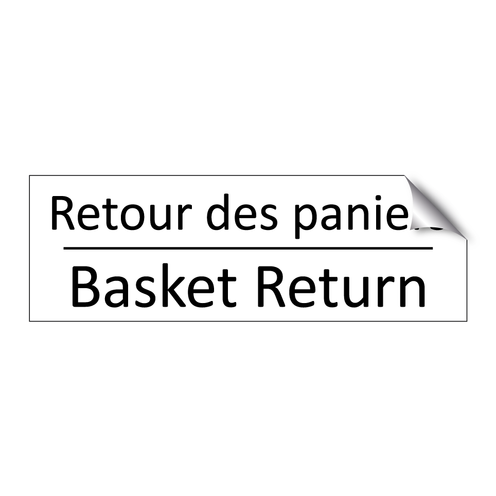 Retour des paniers - Basket Return