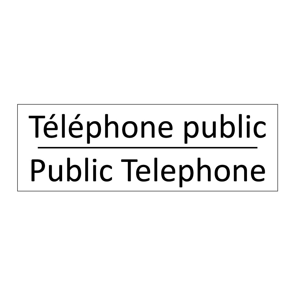 Téléphone public - Public Telephone
