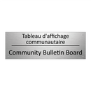 Tableau d'affichage communautaire /.../ - Community Bulletin Board