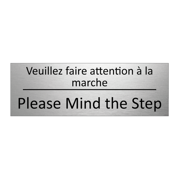 Veuillez faire attention à la  /.../ - Please Mind the Step
