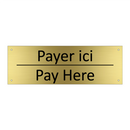 Payer ici - Pay Here