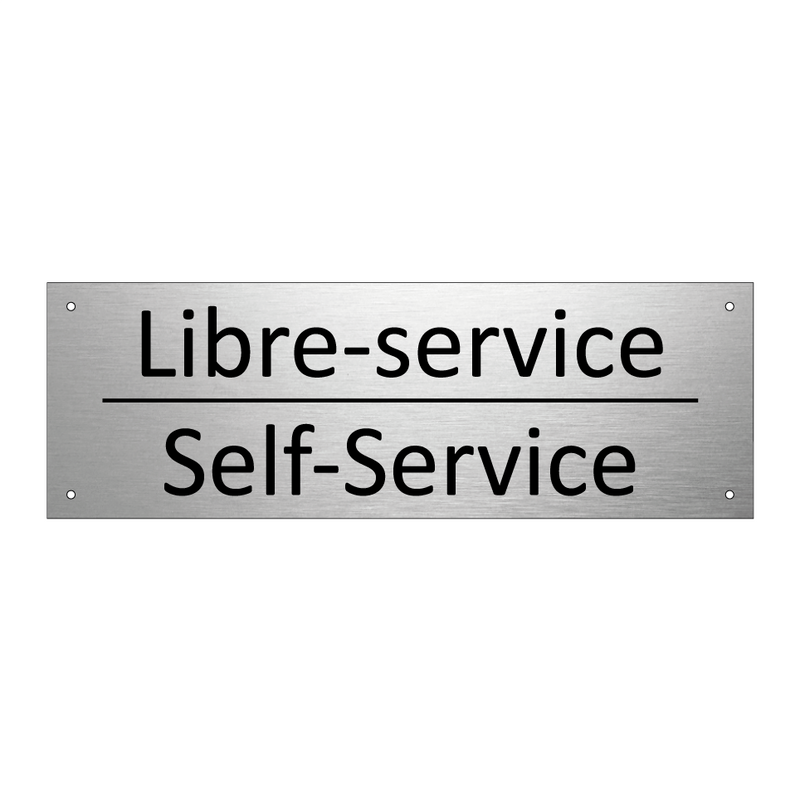 Libre-service - Self-Service