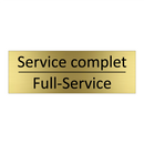 Service complet - Full-Service