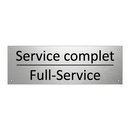 Service complet - Full-Service