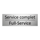 Service complet - Full-Service