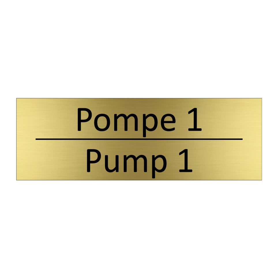 Pompe 1 - Pump 1