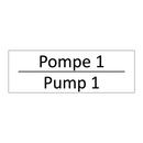 Pompe 1 - Pump 1