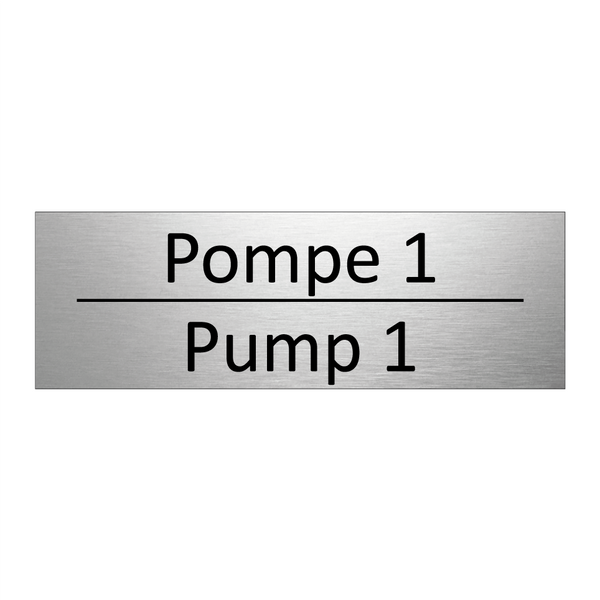 Pompe 1 - Pump 1