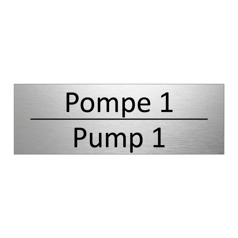 Pompe 1 - Pump 1