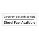 Carburant diesel disponible - Diesel Fuel Available