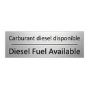 Carburant diesel disponible - Diesel Fuel Available