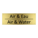 Air & Eau - Air & Water