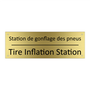 Station de gonflage des pneus - Tire Inflation Station