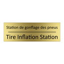 Station de gonflage des pneus - Tire Inflation Station