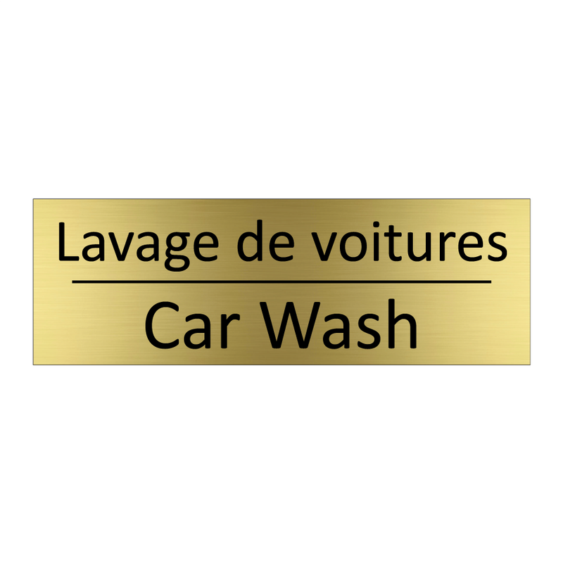 Lavage de voitures - Car Wash