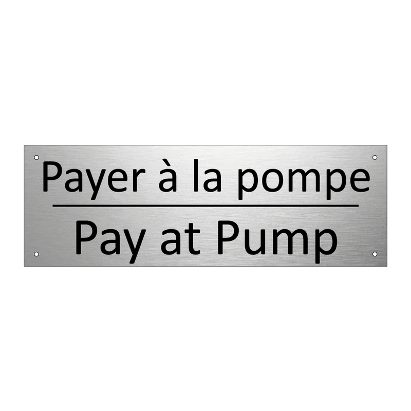 Payer à la pompe - Pay at Pump