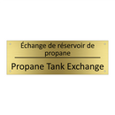 Échange de réservoir de propane /.../ - Propane Tank Exchange
