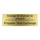 Échange de réservoir de propane /.../ - Propane Tank Exchange
