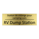Station de vidange pour camping-cars /.../ - RV Dump Station