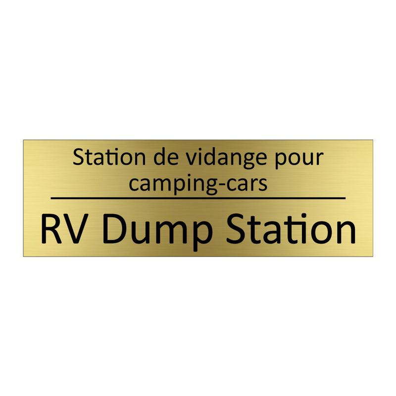 Station de vidange pour camping-cars /.../ - RV Dump Station