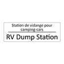 Station de vidange pour camping-cars /.../ - RV Dump Station