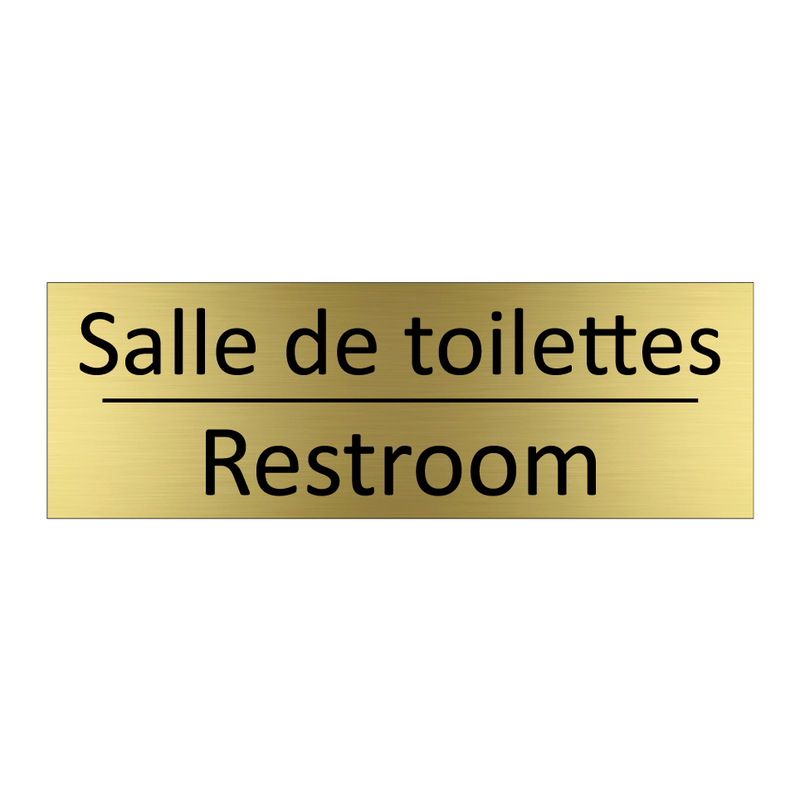 Salle de toilettes - Restroom