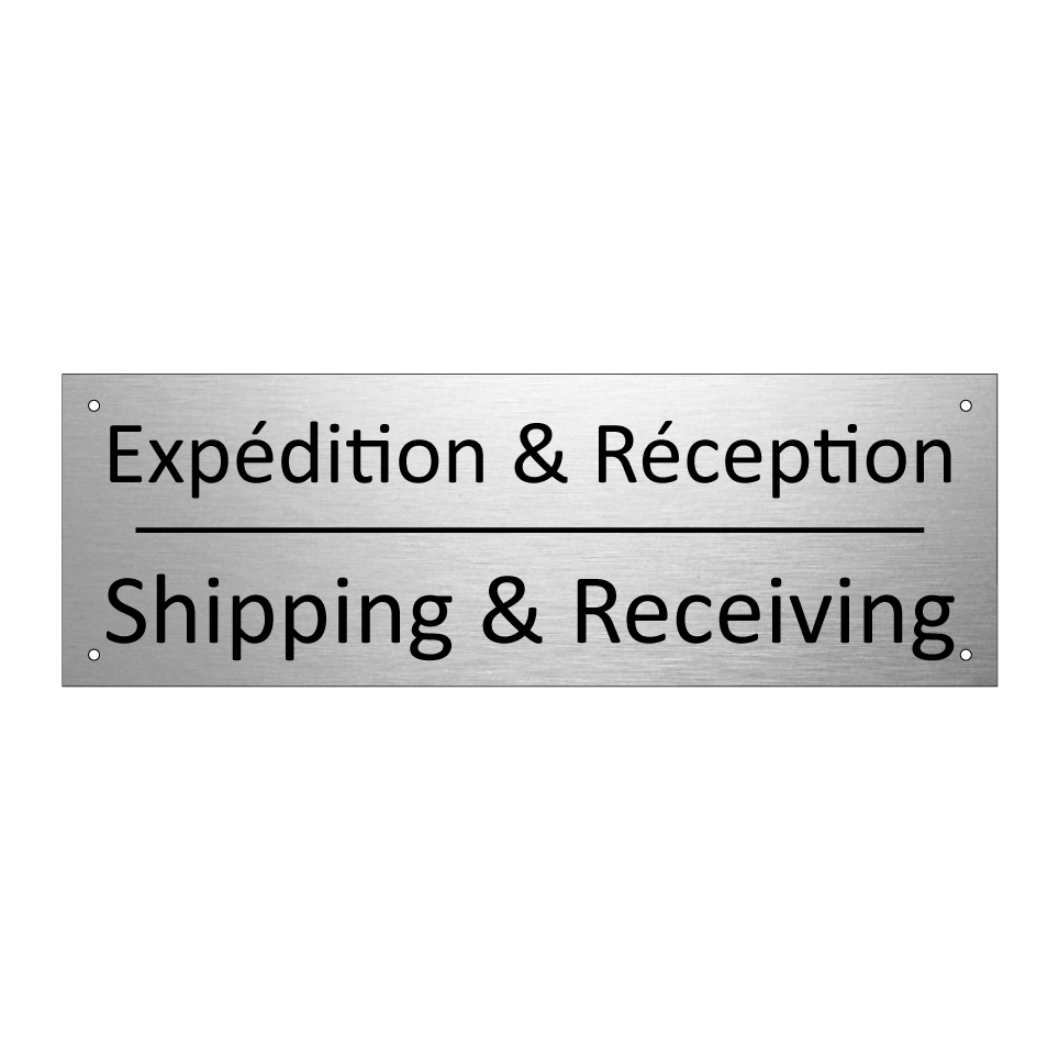 Expédition & Réception - Shipping & Receiving