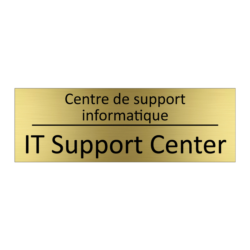 Centre de support informatique - IT Support Center