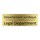 Département Juridique - Legal Department